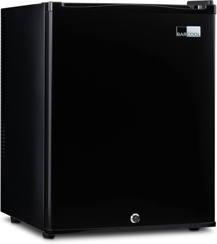 50l black mini fridge compact - black,